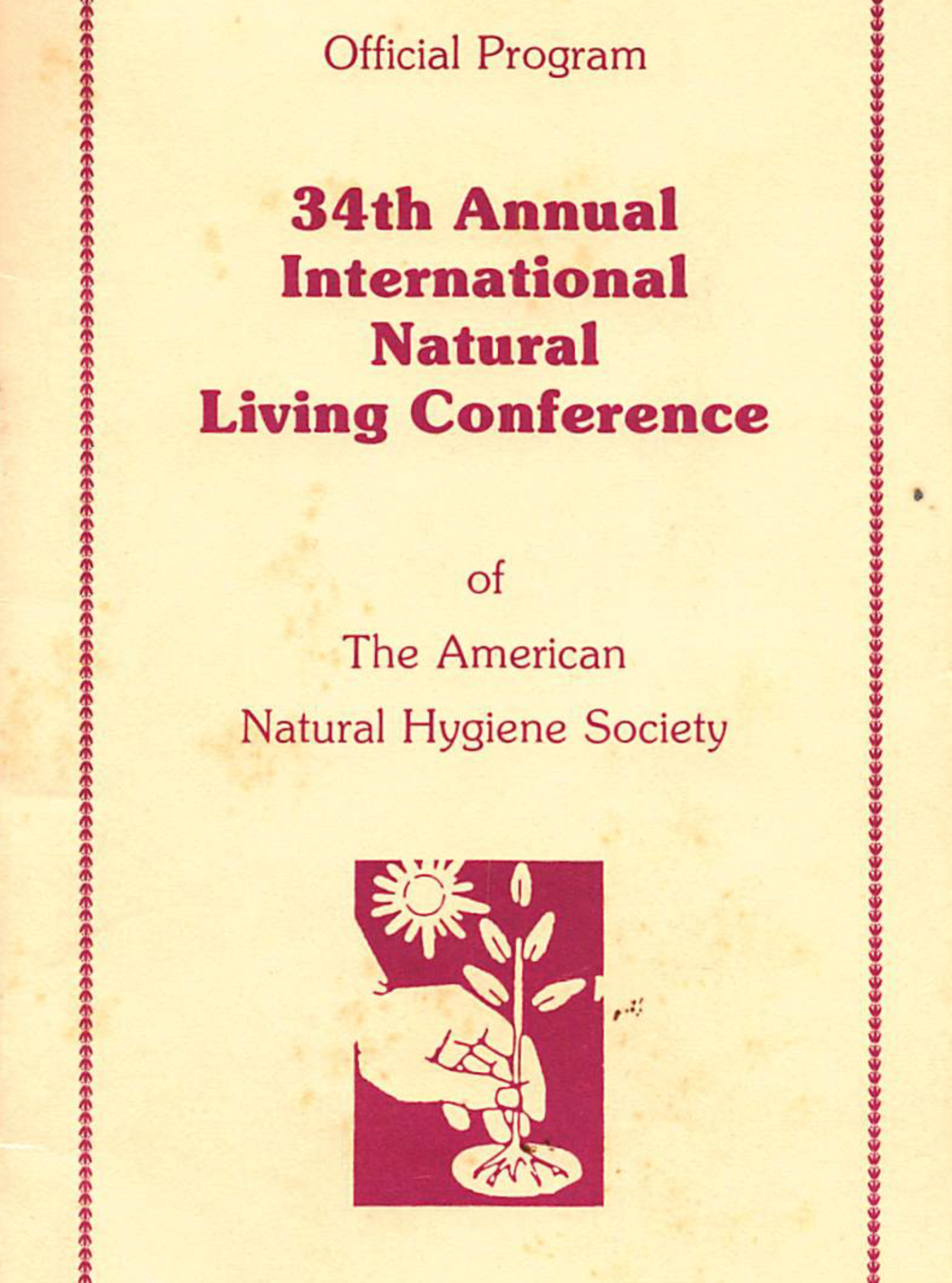 Conference Program. Bridgeport, 1982